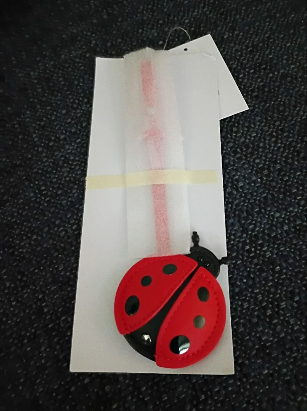 Kate Spade Red And Black Ladybug Bag Charm......So Cute